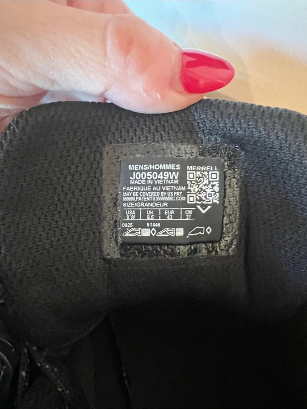 Merrell worn once